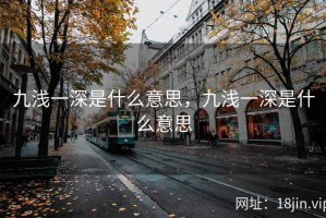 九浅一深是什么意思，九浅一深是什么意思