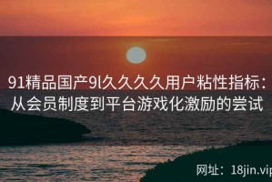 91精品国产9l久久久久用户粘性指标：从会员制度到平台游戏化激励的尝试