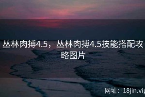 丛林肉搏4.5，丛林肉搏4.5技能搭配攻略图片