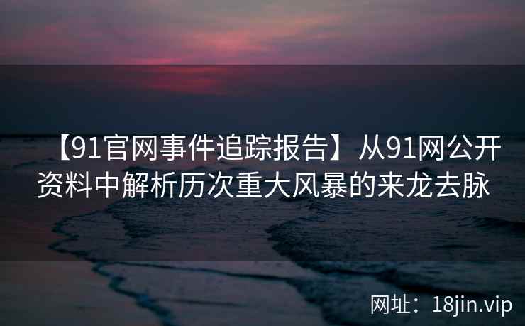 【91官网事件追踪报告】从91网公开资料中解析历次重大风暴的来龙去脉