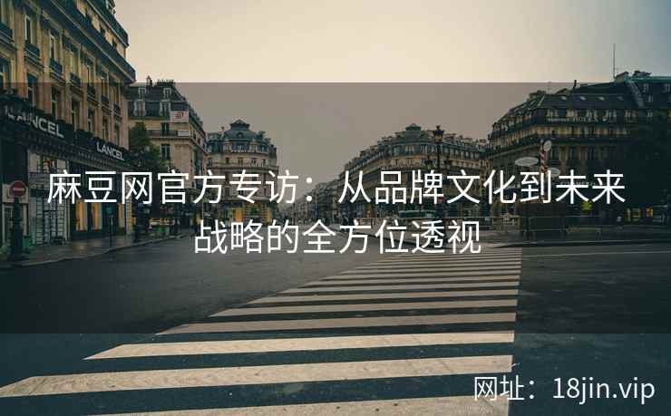麻豆网官方专访：从品牌文化到未来战略的全方位透视