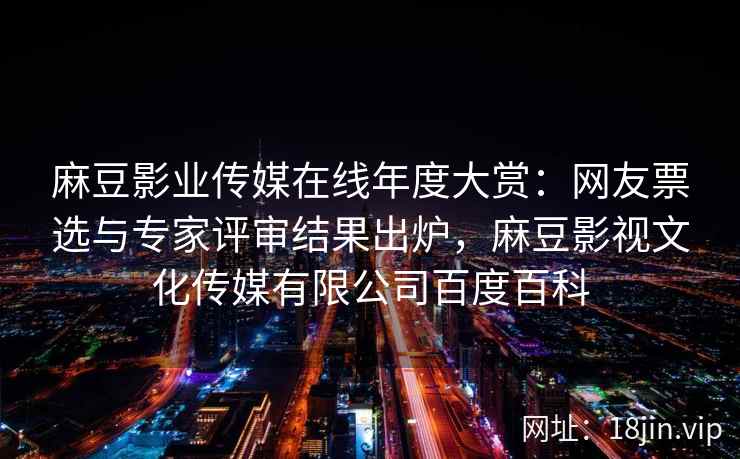 麻豆影业传媒在线年度大赏：网友票选与专家评审结果出炉，麻豆影视文化传媒有限公司百度百科